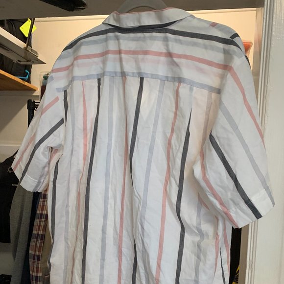 Vintage casual button up shirt L short sleeve - Picture 3 of 5